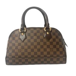 Authentic Louis Vuitton Damier Ebene Duomo,Brown